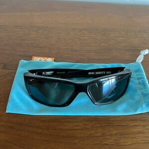Men’s Spy black polarized sunglasses